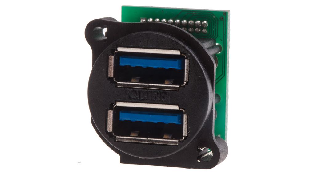 Złącze USB, Gniazdo, USB-A 3.0, Prosty
